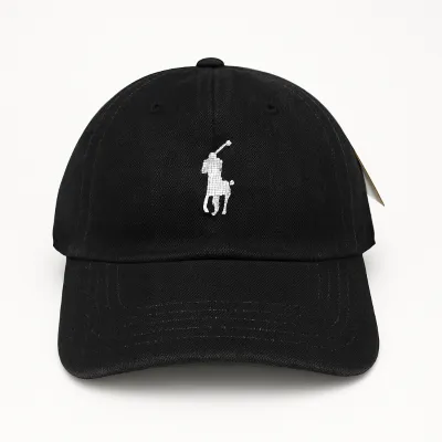Men's U S P O LO Denim Cap (S-4)-Black	